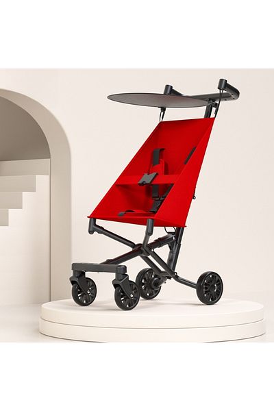 COOYA Lightweight Baby Stroller, Foldable Baby Stroller, Suitable for Travel Outdoor (Red)