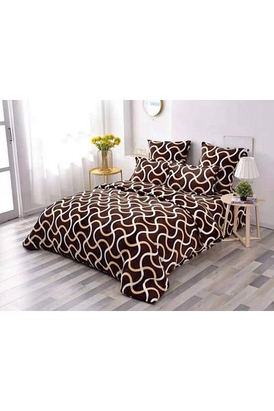 OEM Cocolino Bedding with Elastic, 4 Pieces, Multicolor, 180x200 cm