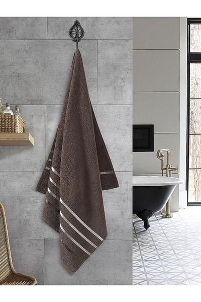 Karna Home Σετ μπαλέτου 4 βαμβακερών πετσετών Ευρεία επιλογή χρωμάτων 70x140