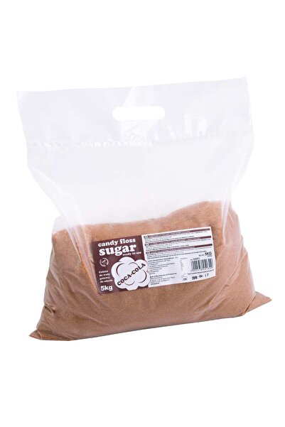 GSG24 Zahăr colorat aromat pentru vată de zahăr, brun, aromă de Coca-Cola, 5 kg