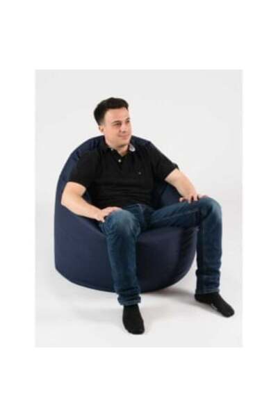 Pufrelax Fotoliu Relaxo Xl, Material Impermeabil - Negru