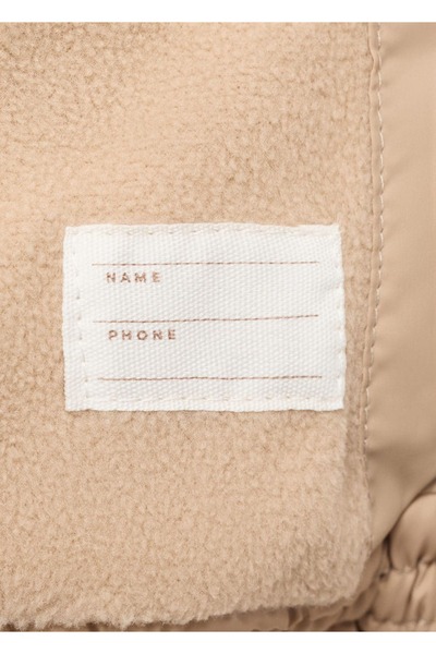 MANGO Baby Kapüşonlu kapitone yelek