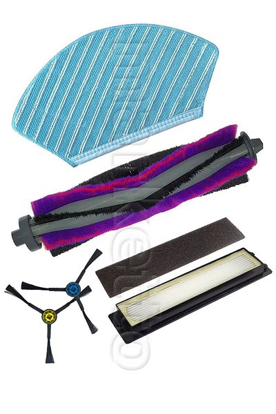 Supurgeavm Samsung Powerbot-S Vr7700Bm Robot Compatible Mop Cloth Set of 6 Main / Side Brush Hepa
