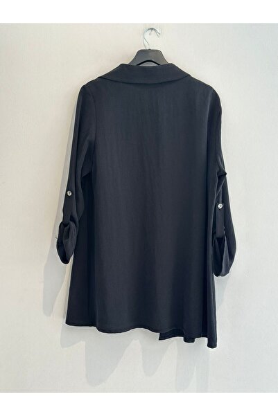 Ekol Blouse Jacket with Sleeve Fold