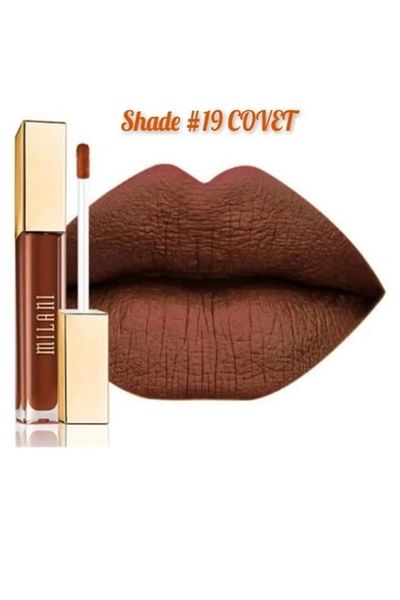 MILANI Amore Matte Lip Crème 19 Covet 6g – Long-Lasting Full Coverage Matte Liquid Lipstick
