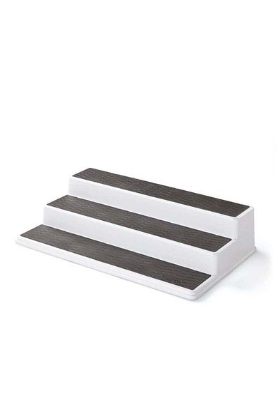 COOYA 3 Tier Cabinet Organizer- Adjustable Deep Shelf System for Spices,Bathroom,Office–Maximize Storage