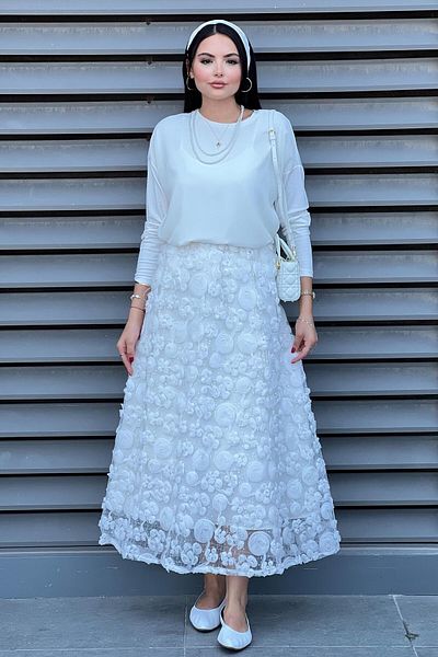 Mahal Rose Tulle Skirt