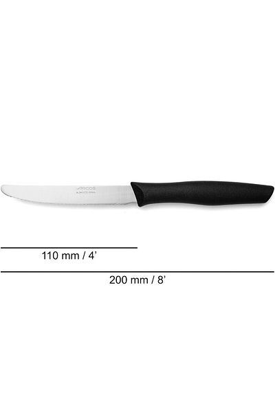 ARCOSS Cuțit de masă zimțat NOVA, lungime 110/220 mm