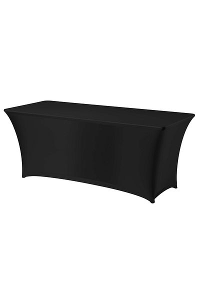HENDI Obrus prostokątny bez prasowania 183x760cm tkanina Jersey czarny - 814437