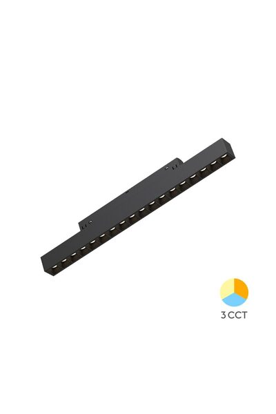 Braytron CORP LED PT SINA MAGNET 18W 1580lm 24gr. 3în1 NEGRU