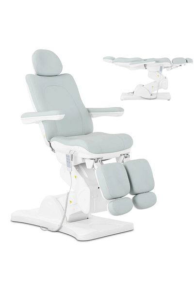 Physa Fotel kosmetyczny podologiczny do tatuażu pedicure spa ROME - pistacjowy