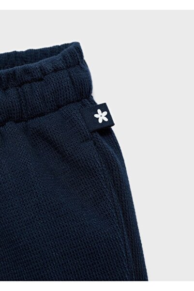 MANGO Baby İpli pamuklu jogger pantolon