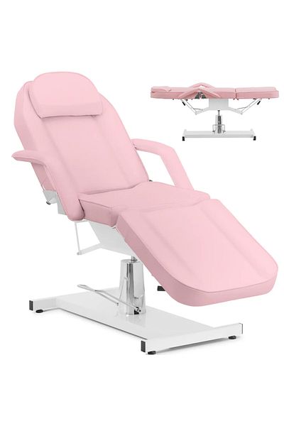 Physa Fotel kosmetyczny do tatuażu masażu spa CAPUA - różowy