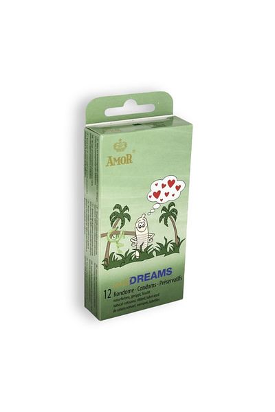 OEM Prezervative Amor Wild Dreams, Cu Nervuri pentru Stimulare Intensa, 12 Bucati