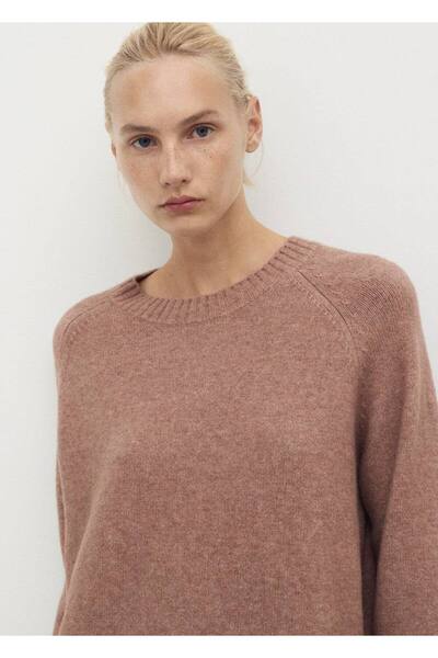 MANGO Woman Yuvarlak yaka triko kazak