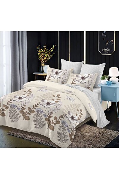 OEM Lenjerie de pat, Finet, 6 piese, 2 persoane, 230x250cm multicolor M13