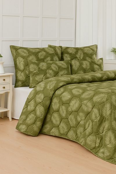 Mislina Home Mauritius Single Quilted Filled Pique 4 Season Honeycomb Dsn | Pillow Case Gift |   160X230Cm