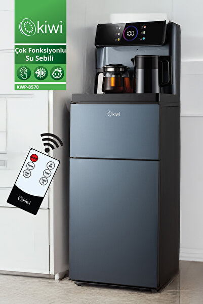 Kiwi Kwp-8570 Gizli Damacanalı , Dahili Otomatik Çaycılı, Sıcak Soğuk Dijital Su Sebili
