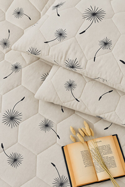 Mislina Home Ibiza Double Quilted Filled Pique 4 Season Honeycomb Dsn | Pillow Case Gift |   200X230Cm