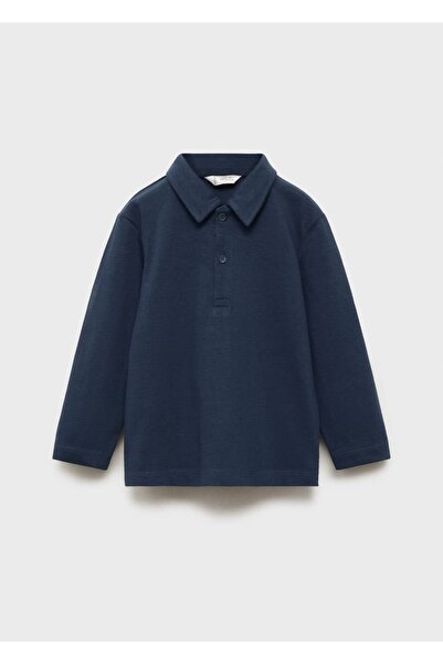 MANGO Baby Pamuklu polo gömlek