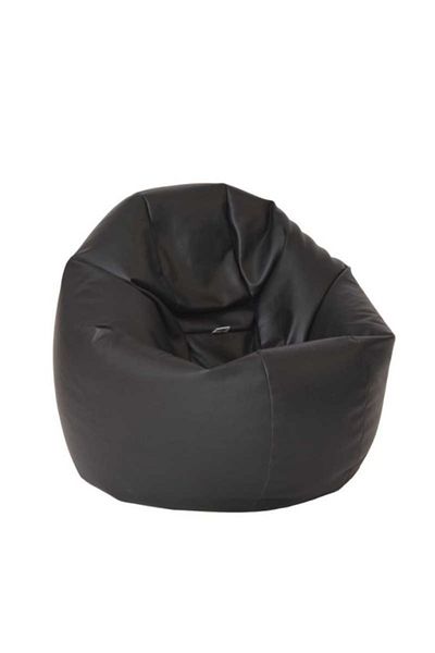 Pufrelax Fotoliu Relaxo XL, Material Piele ecologica - Negru