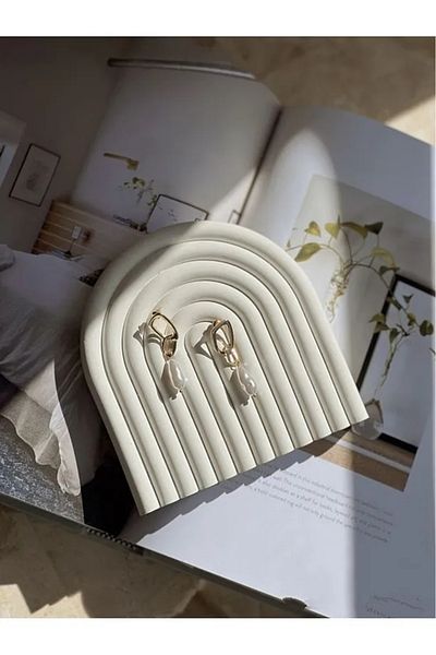 Elif Hobi Silicone Mold Rainbow Tray Presentation Organizer Candle Silicone Mold 14.5*14.5 cm