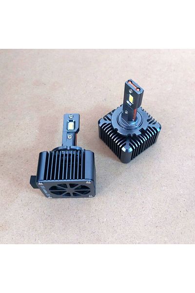 BGRJ Automotive Set de 2 becuri LED D1S BGR10, far auto, conversie xenon-LED, 10000lm
