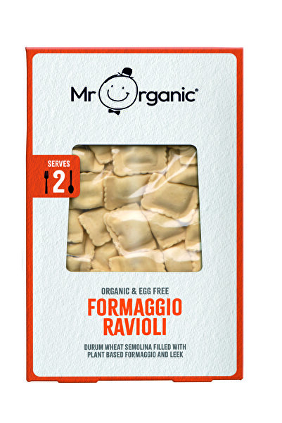 MR. ORGANIC السيد العضوي، رافيولي الجبن العضوي والخالي من البيض 250 جرام