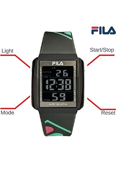 Fila Adult Unisex Analog Watch, Gray 38-325-003, 40 mm