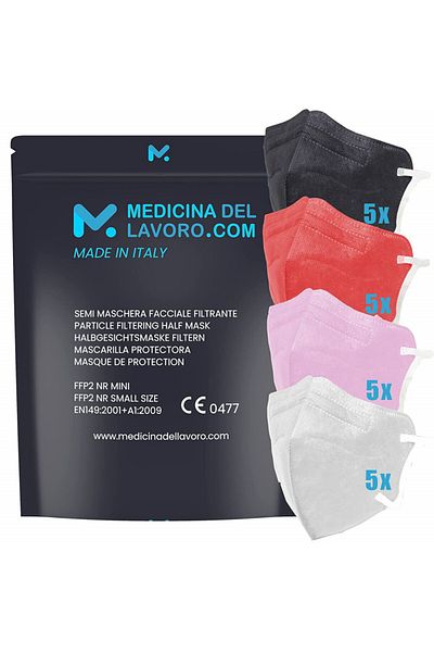 Medicinadellavoro Set de 20 de măști de protecție, multicolore