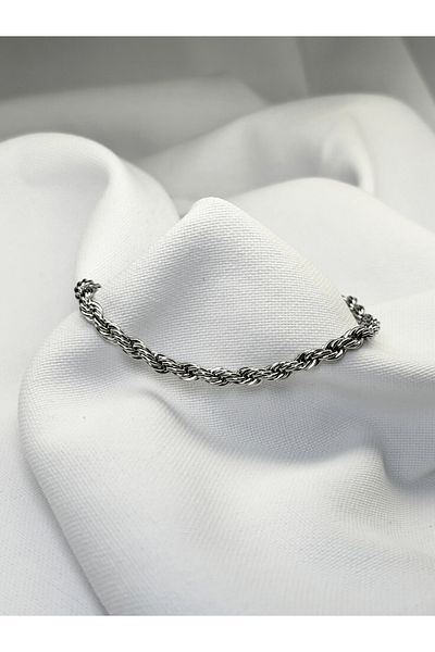 Sumen Butik Auger Model Steel Silver Color Bracelet