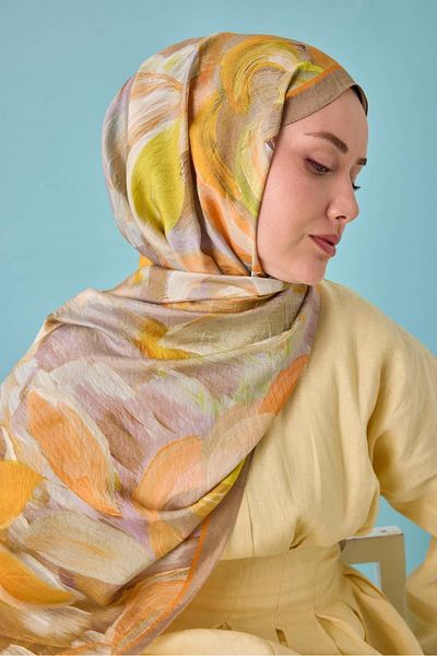 Mahal Silkhome Rose Pattern Mayda Shawl