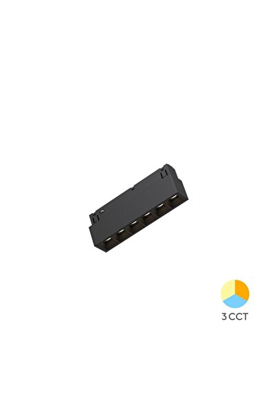 Braytron CORP LED PT SINA MAGNET 6W 440lm 24gr. 3IN1 NEGRU