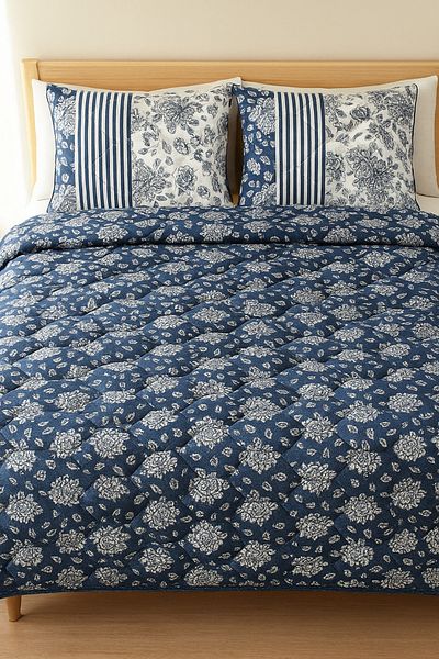 Mislina Home Cayprus Single Quilted Filled Pique 4 Season Honeycomb Dsn | Pillow Case Gift |   160X230Cm