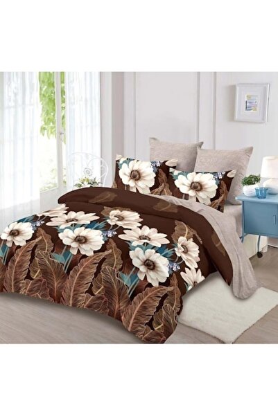 OEM Lenjerie de pat, Cearceaf cu Elastic, Finet, 6 piese, 2 persoane, Buchet ...