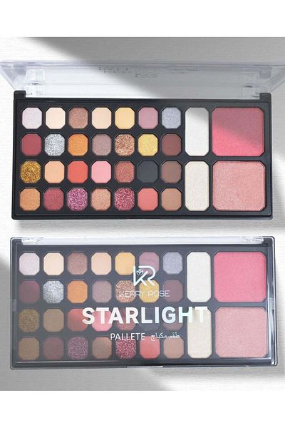 Kerry Rose Multi-color Eyeshadow Palette with Star Illumination