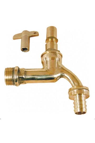 Hırdavatım 1/2 Yellow Record Faucet (Garden Sink Faucet)