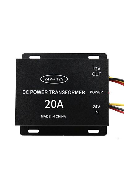 BGRJ Automotive Car converter 20A voltage 24v to 12v