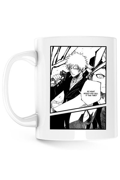 OEM Cana Bleach Manga Panel Scene Soul Reaper, alba, 330 ml