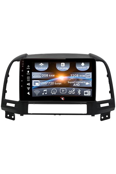 navi-it Navigatie dedicata Hyundai Santa Fe 2005-2012, 2GB RAM 32GB ROM, Quad Core, Display 9" IPS Full HD,