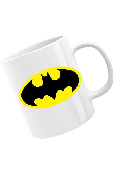 OEM Cana Batman Logo Dark Knight Rival Symbol, alba, 330 ml