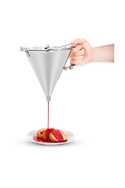 Royal Catering Pistol dozator sos din oțel inoxidabil SET 2L RCOF-2