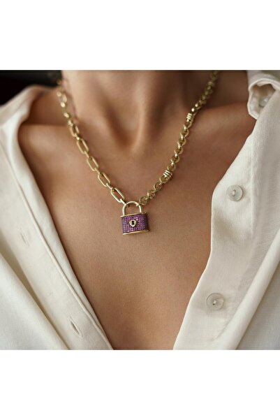 ALTINTAŞ KUYUMCULUK Vişne Anahtar Altın Kolye