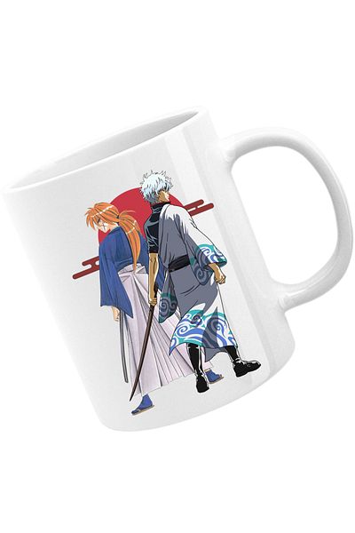 OEM Cana Rurouni Kenshin Kenshin Gintoki Samurai Pose, alba, 330 ml