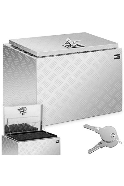 MSW Cutie de scule din aluminiu pentru atelier cu capac 120 l