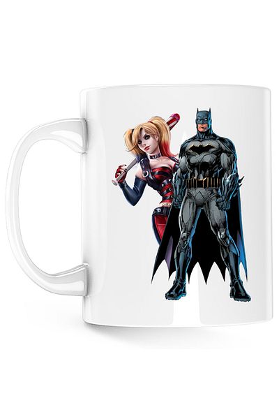 OEM Cana Batman Harley Quinn Joker Margot Bad Girl, alba, 330 ml