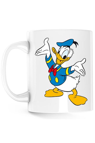 OEM Cana Donald Duck Sailor Happy Cartoon Children, alba, 330 ml