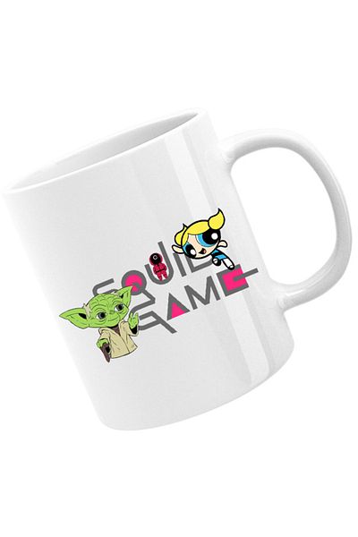 OEM Cana Squid Game Bubble Yoda Master, alba, 330 ml