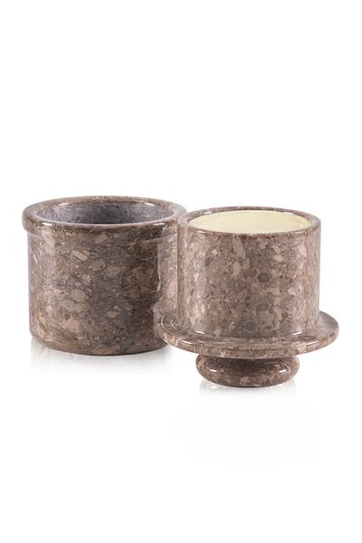 Radicaln Handmade Marble Butter Keeper – Oceanic Natural Stone Butter Storage Container