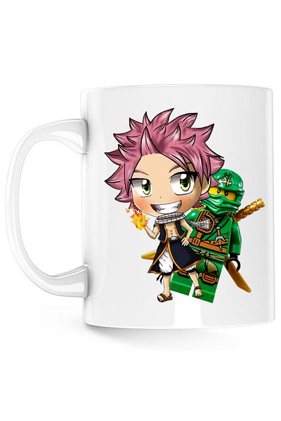 OEM Cana Fairy Tail Ninjago Manga Cartoon, alba, 330 ml